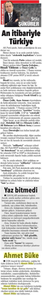 11.10.2015 Hürriyet İzmir