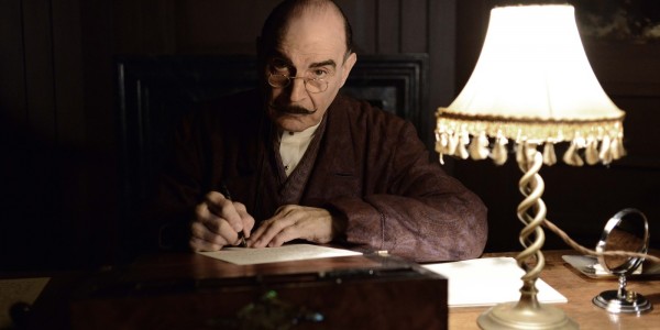 David Suchet plays Hercule Poirot in Agatha Christie's Poirot. The last season premiers Aug. 25 on Acorn TV.